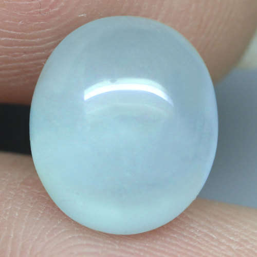 6.57Ct. Aquamarine Ocean Blue Oval Cabochon Brazil Unheated Natural Ravishing!