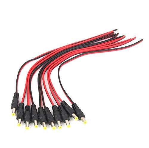 CCTV Power 10PCS * DC LEAD (12V) Male