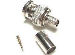 CCTV BNC 3 Piece  Crimp on Connector (10 pack)