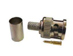 CCTV BNC 3 Piece  Crimp on Connector (10 pack)