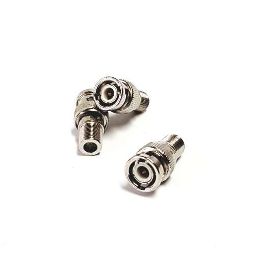 CCTV BNC  PLUG TO F CONNECTOR (F) 10 Pieces