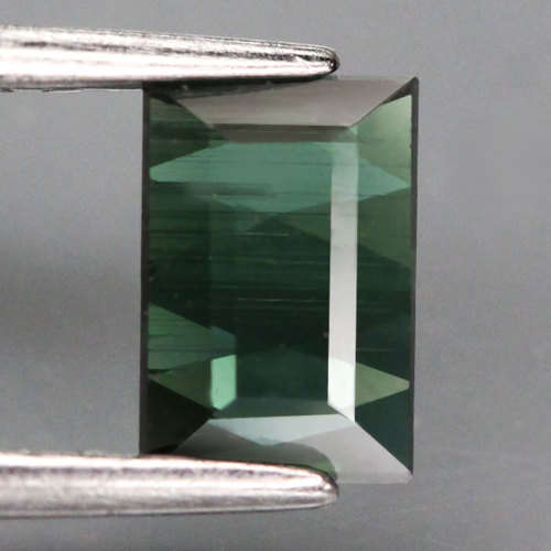 0.78Ct. Green Tourmaline Square Cut  Precious Gem