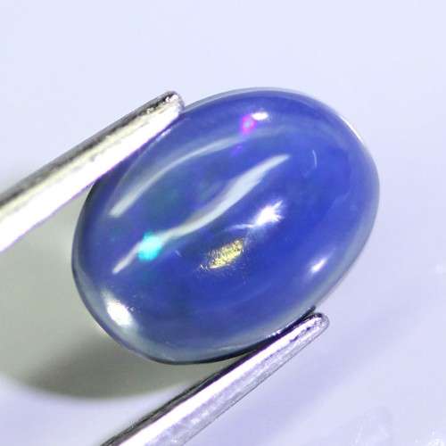 0.75Ct. Natural Opal Cabochon Best Multi Colours Glittering Rainbow 3D! Ethiopian