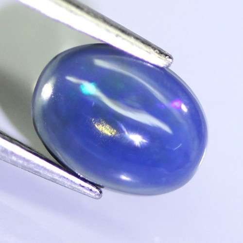 0.75Ct. Natural Opal Cabochon Best Multi Colours Glittering Rainbow 3D! Ethiopian