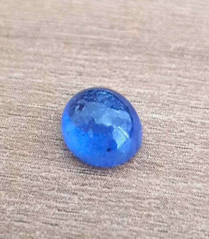 2.54Cts  SAPPHIRE CORN FLOWER BLUE 0VAL LOOSE GEMSTONE