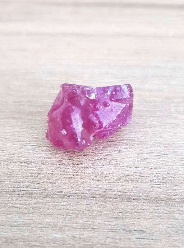 25.65Ct. Rough Ruby Natural Top Purplish Red Madagascar