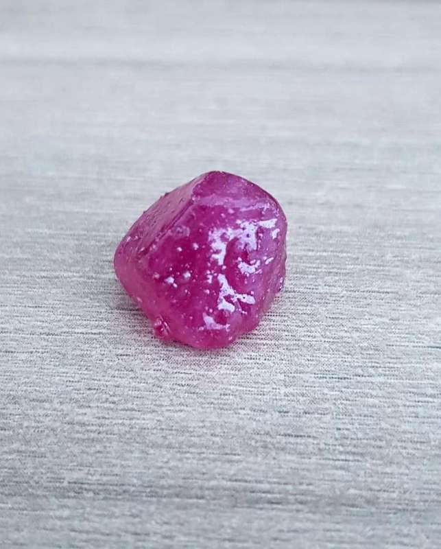12.03Ct. Rough Ruby Natural Top Purplish Red Madagascar