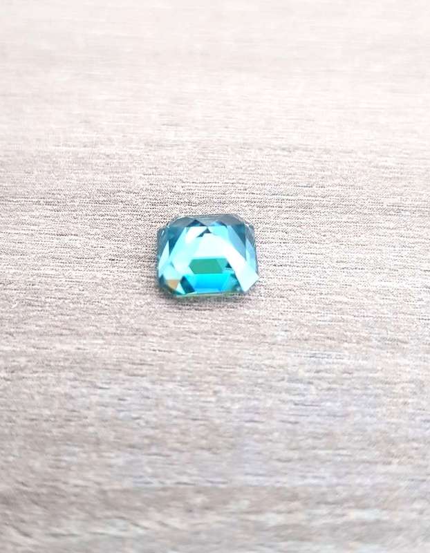 1.59ct MOISSANITE ASSCHER CUT  **ICE BLUE** VVS1  COLOUR  LOOSE GEM