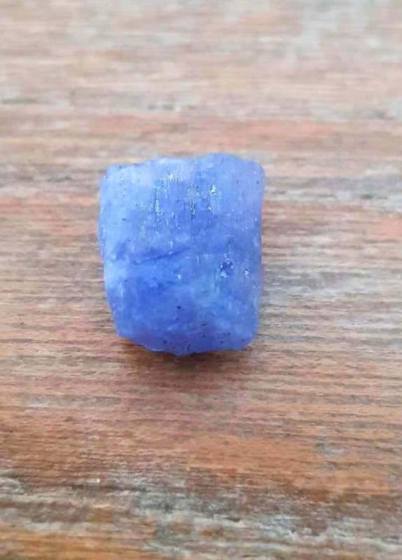 TANZANITE 20.30Cts. NATURAL VIOLET BLUE  ROUGH