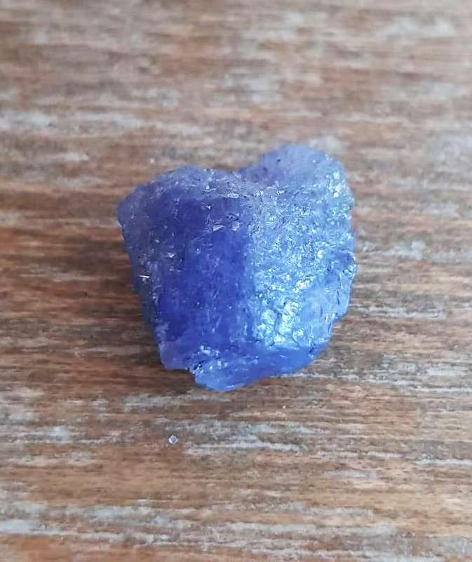 TANZANITE 16.30Cts. NATURAL VIOLET BLUE  ROUGH