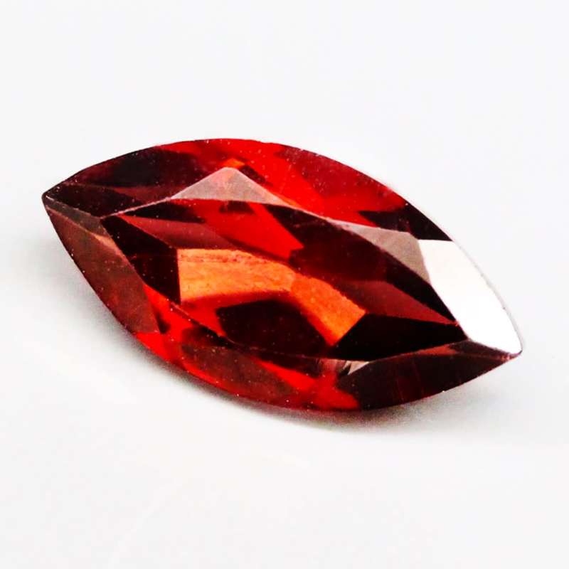 1.30Ct. Spessartite Garnet Red Marquise Namibia Gem Good Sparkling Natural