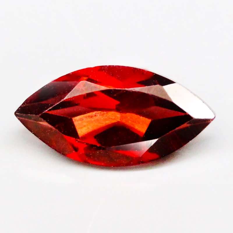 1.30Ct. Spessartite Garnet Red Marquise Namibia Gem Good Sparkling Natural