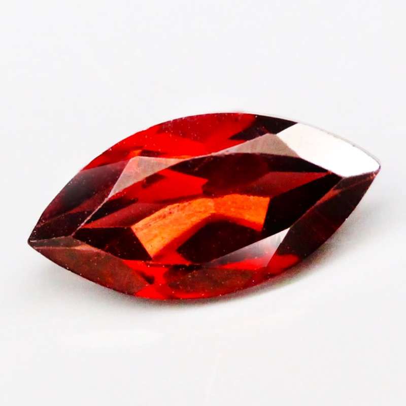 1.30Ct. Spessartite Garnet Red Marquise Namibia Gem Good Sparkling Natural
