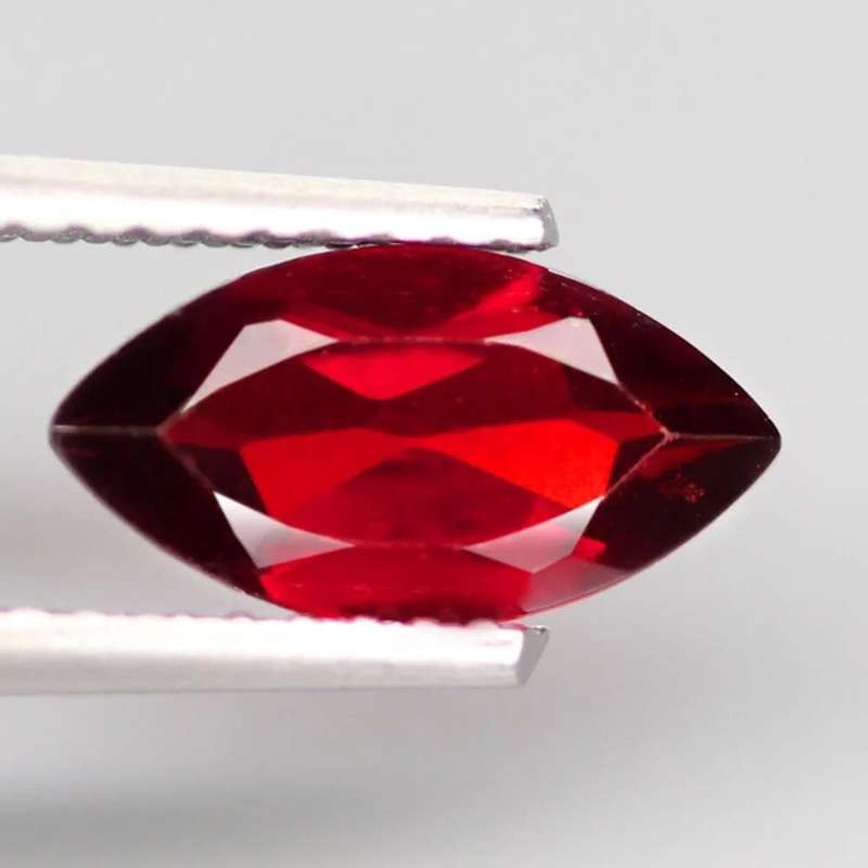 1.28Ct. Spessartite Garnet Red Marquise Namibia Gem Good Sparkling Natural