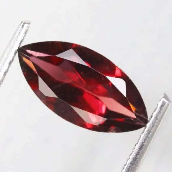 1.47Ct. Spessartite Garnet Red Marquise Namibia Gem Good Sparkling Natural