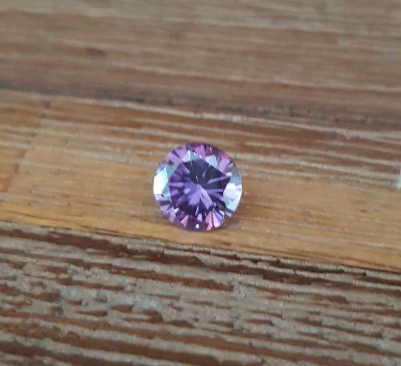 1.79ct MOISSANITE  ROUND  **PINK** VVS1  COLOUR  LOOSE GEM