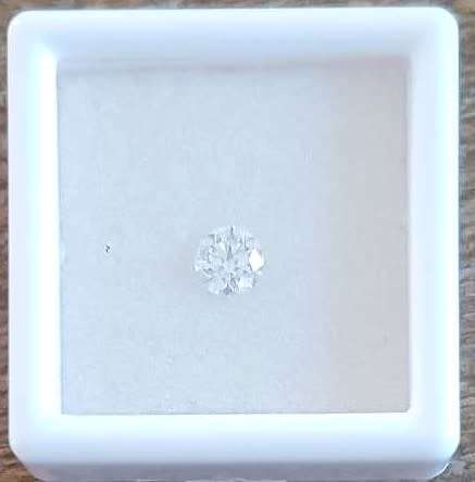0.41Cts DIAMOND ROUND G/I1  **CERTIFIED**SPARKLING   NATURAL