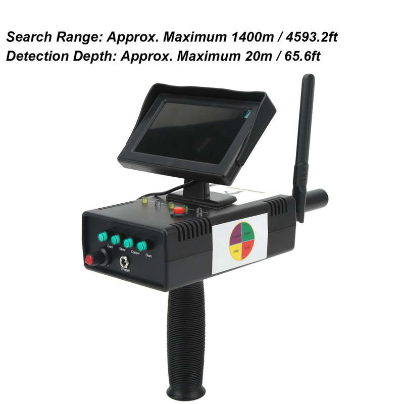 AKS  Detector ABS Housing Sensitive Stable Quick Scanning  for Gold,Diamonds,Silver & Copper