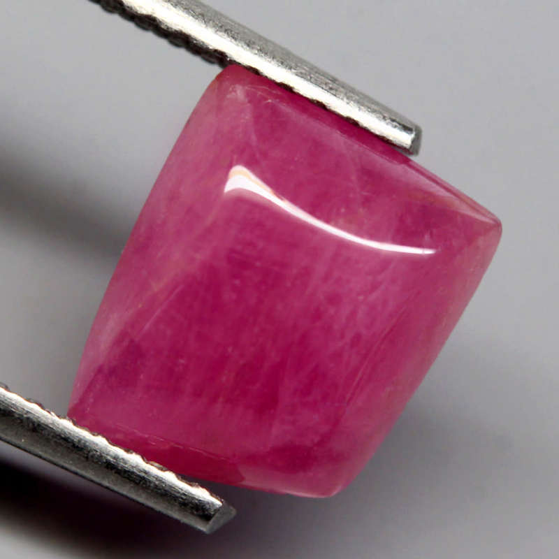 2.84Ct. Ruby Reddish Pink Fancy Cabochon Mozambique Gem Ravishing Color!Natural