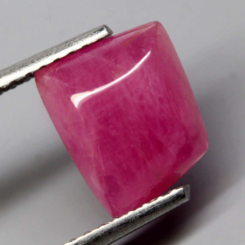 2.84Ct. Ruby Reddish Pink Fancy Cabochon Mozambique Gem Ravishing Color!Natural