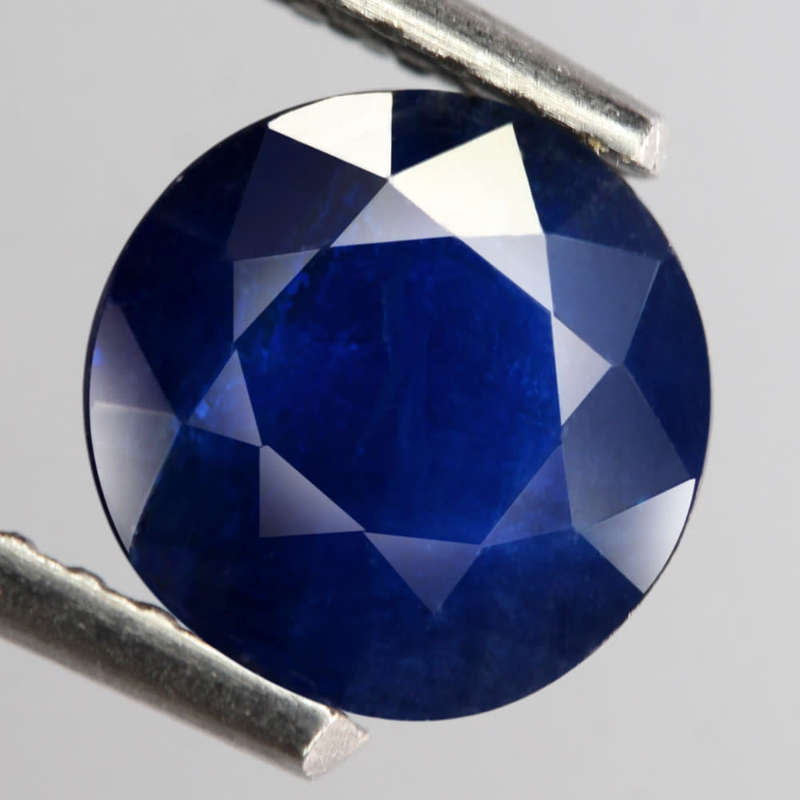 1.5Ct. Sapphire Blue Round Thailand Precious Gem Ravishing Normal Heated