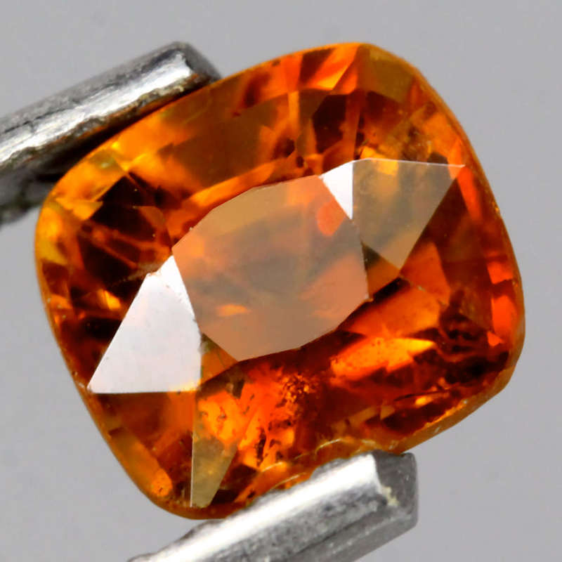 1.04Ct. Spinel Orange Cushion Mogok Myanmar Precious Gem Ravishing Colour Natural