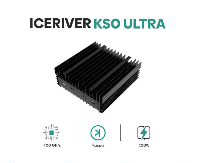 Iceriver KS0 Ultra 400Gh/s Kaspa Miner
