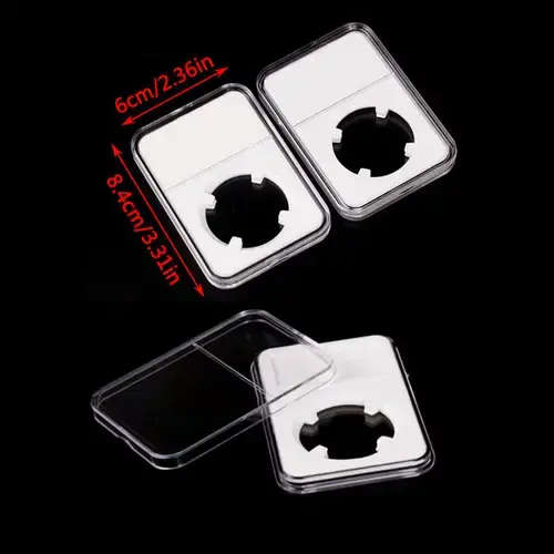 Coin Holder Coin Collecting Box  Capsules For Coins Storage for 40mm coins