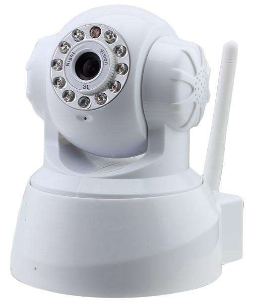 Wireless Pan-Tilt Dome Wi Fi IP Surveillance Camera with Angle Control Motion Detect Two Way Audio