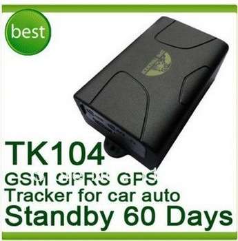 Car/vehicle GPS tracker GPS104 TK104 60days standby quad-band Car GPS tracking device