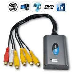 USB DVR 4  Channel USB DVR 4 Video + 2 Audio Channels, Turn your computer, Laptop to CCTV system