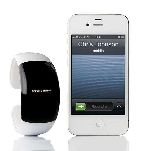 Bluetooth Wireless watch bracelet Caller ID display vibrating alert