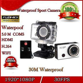 Gopro Style Hero Action Camera Wifi Camera Wifi Control 1080P WDV5000Full HD IR Remote Control Water