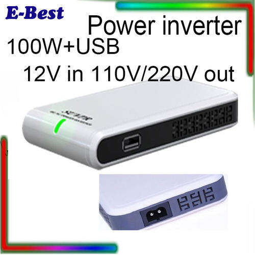 Dc to Ac Power Inverter For Car Charger 12V in to 220V out 100W Modified Sine Wave Power Inverter wi