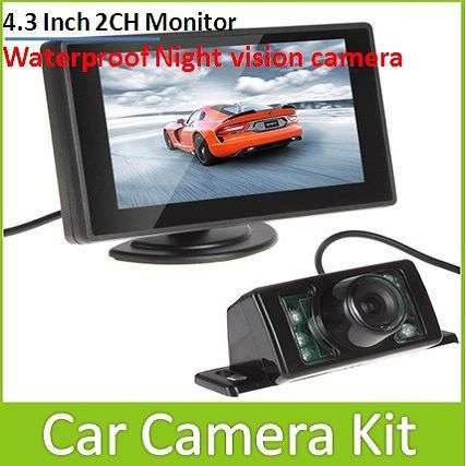 Car Rearview Parking System with LCD screen