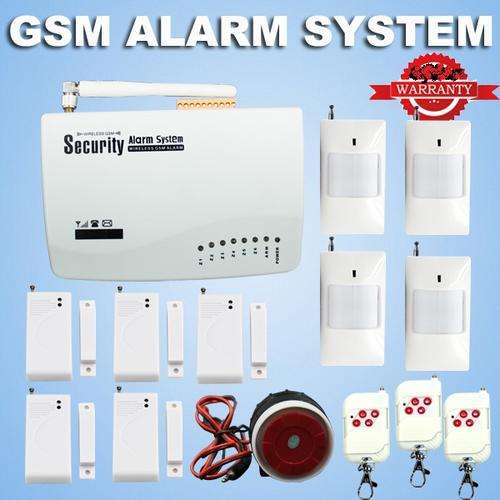 Wireless GSM home Voice alarm Security system with