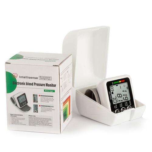 Wrist Blood Pressure Digital Monitor Heart Beat Meter