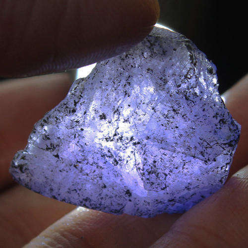 100.55CT Natural AAA Violet Blue Tanzanite Rarely Facet Rough Specimen YTA5964