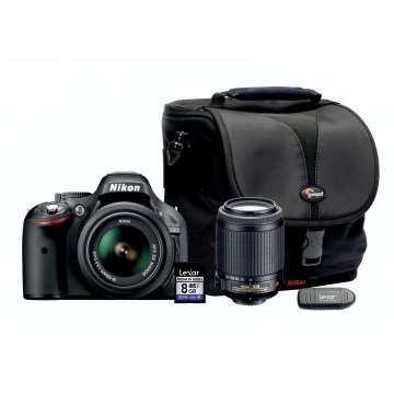 Nikon DSLR D5200 + 18-55 LENS + BAG + 8GB SD + Free Training (Value Bundle)