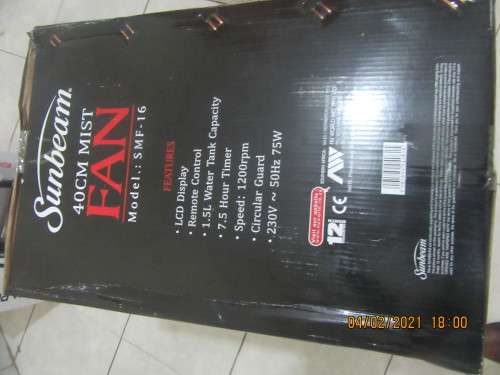 SUNBEAM 40CM MIST FAN