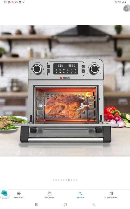 MILEX AIRFRYER  23 L OVEN WITH ROTISSERIE