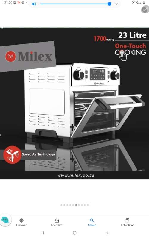 MILEX AIRFRYER  23 L OVEN WITH ROTISSERIE