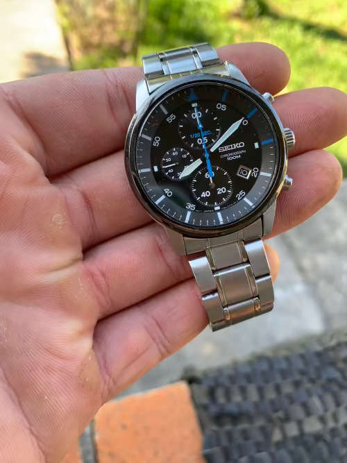 Seiko Chronograph Mens Watch (R1 Bids!!)