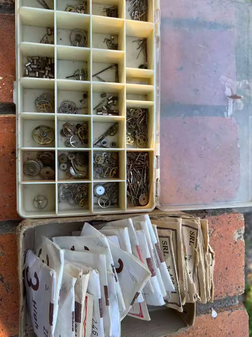 Vintage Watchmakers Lot (Tools, Parts, Watches)
