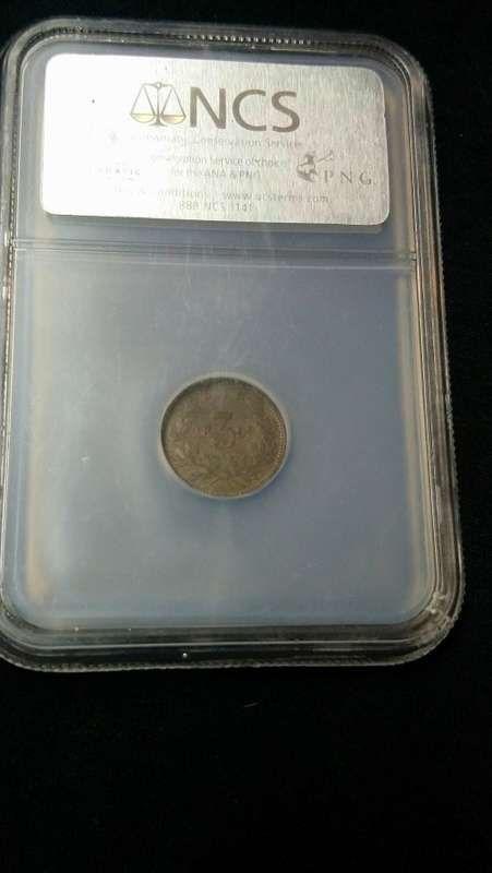 1892 ZAR Threepence
