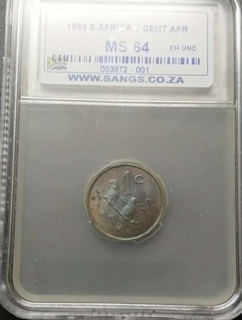 1965 Afrikaans Legend One Cent Sangs