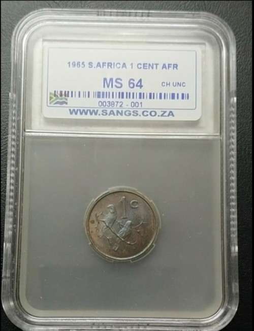 1965 Afrikaans Legend One Cent Sangs
