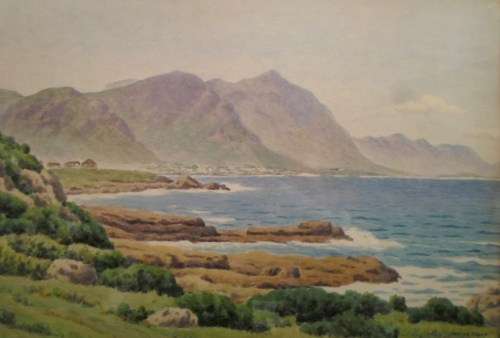 Harold Boyes - Cape Coast - A beautiful painting! Bid now!