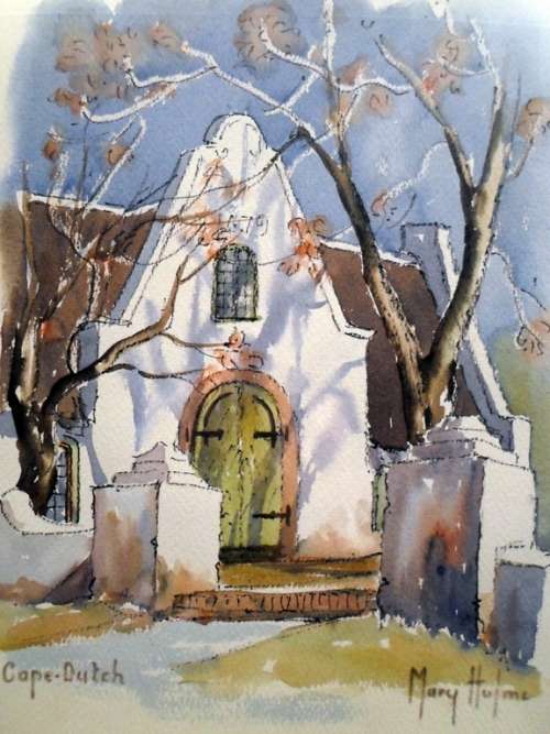 Mary Hulme - Cape Dutch house