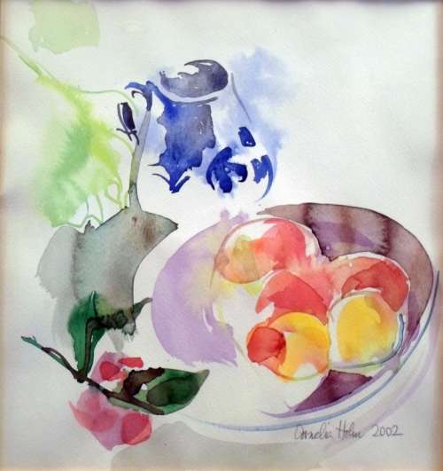 Cornelia Holm - Still life - A beautiful painting! Low price, bid now!